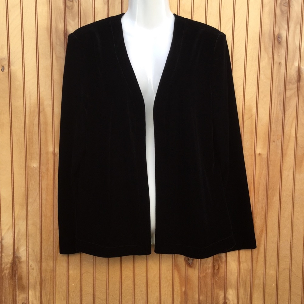 Alex Evenings Black Jacket Size Large